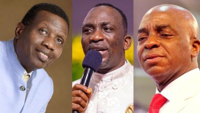 Pastor EA Adeboye Covers Pastor Paul Enenche in Prayer at PFN Conference – A Moment of Spiritual Unity