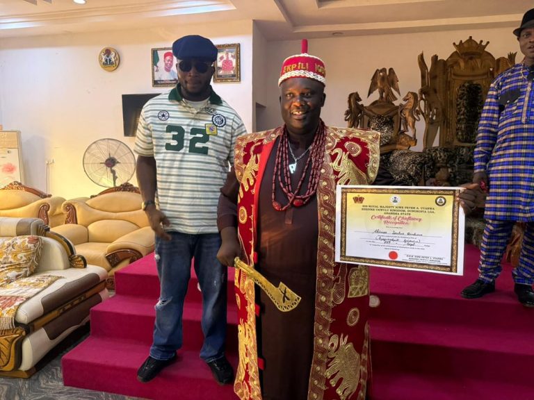 Chief Dr Arowanteje recognised as New Eze egwu ekpili igbonine nationwide.