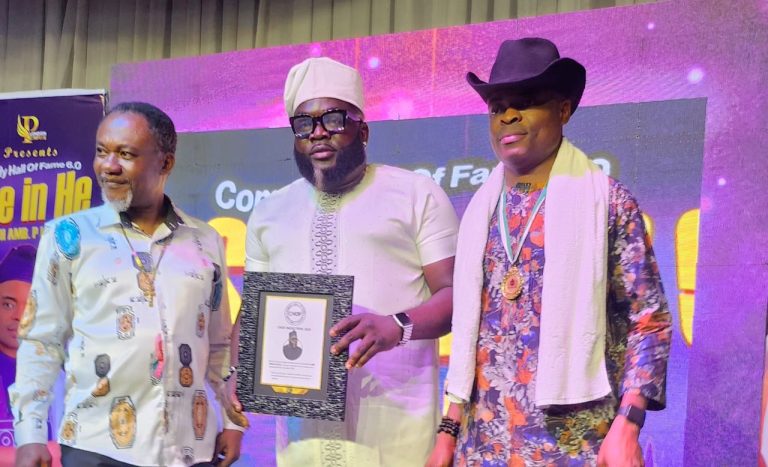Ambassador Prince Eletu Honored with 2025 Comedy Hall of Fame Induction by P London Empire
